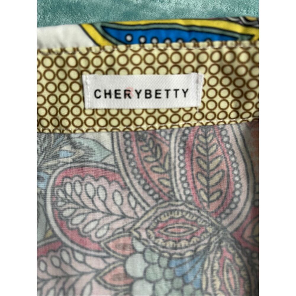 CherryBetty Paisley L/S Blouse/Top Small - Picture 8 of 12